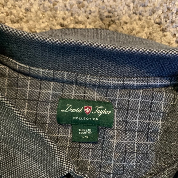 Grey DAVID TAYLOR COLLECTION polo ⚡️ - Picture 3 of 4